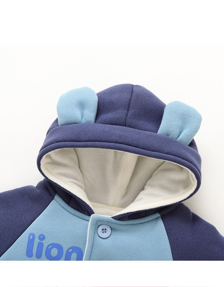 Baby Fleece Hooded Jacket for Boys and Girls Winter - Galaxy Cart