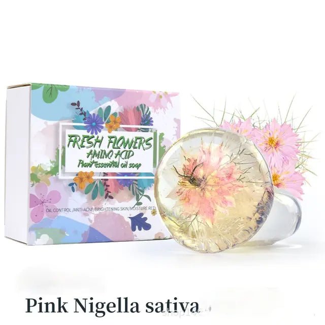 Real Flower Amino Handmade Soap - Galaxy Cart
