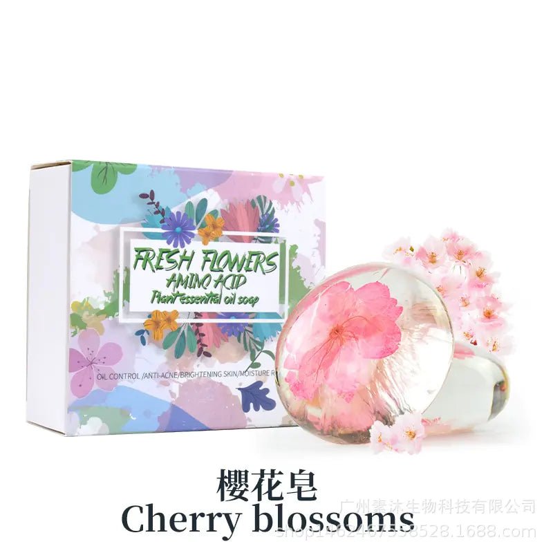 Real Flower Amino Handmade Soap - Galaxy Cart