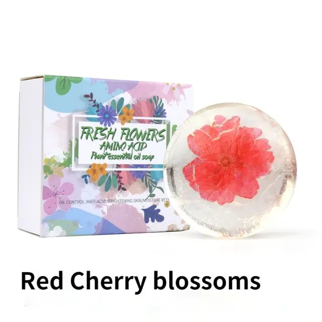Real Flower Amino Handmade Soap - Galaxy Cart