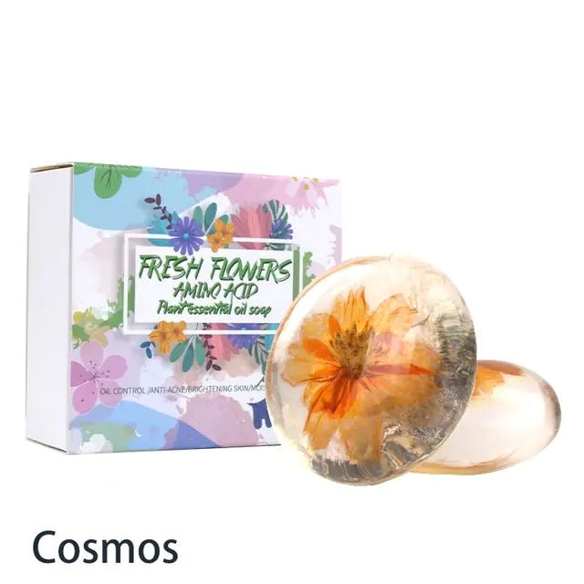 Real Flower Amino Handmade Soap - Galaxy Cart