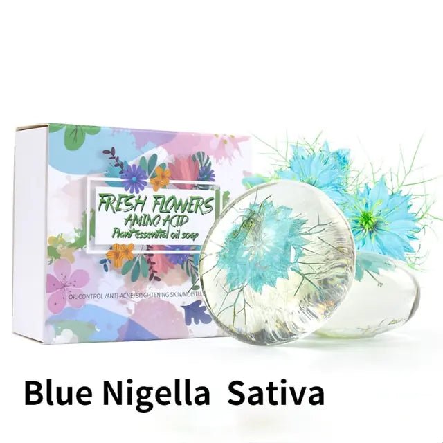 Real Flower Amino Handmade Soap - Galaxy Cart