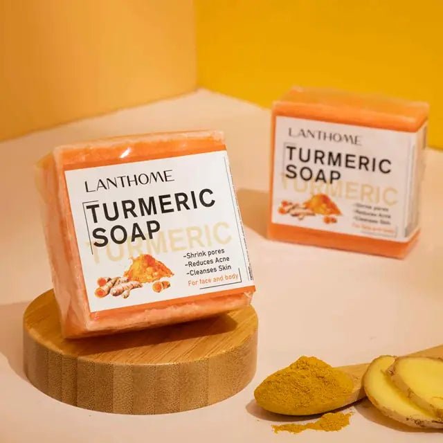 Turmeric Soap Face Cleansing Anti Acne - Galaxy Cart