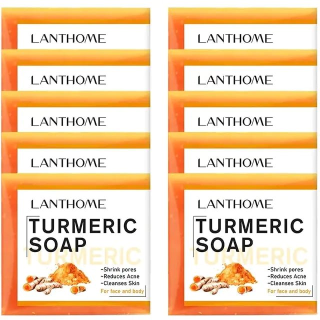 Turmeric Soap Face Cleansing Anti Acne - Galaxy Cart