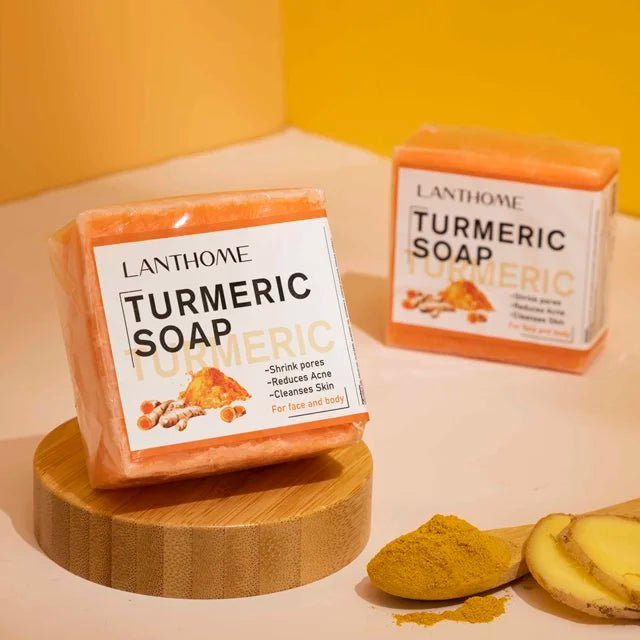 Turmeric Soap Face Cleansing Anti Acne - Galaxy Cart