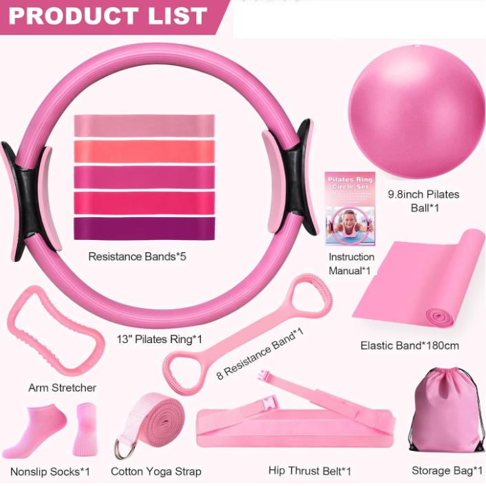 13-Piece Yoga &amp; Pilates Set