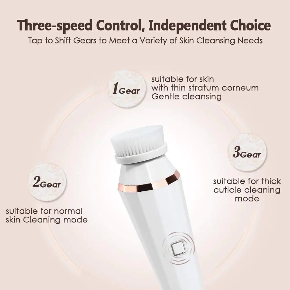 4 In 1 Facial Cleansing Brush - Galaxy Cart