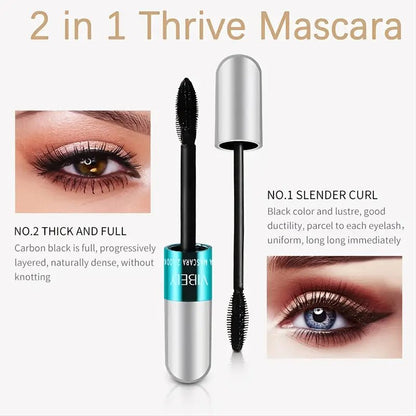 4D Silk Fiber Mascara for Lengthening &amp; Thickening Lashes - Galaxy Cart