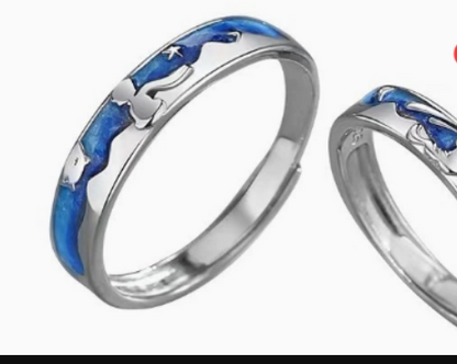 Small Design Feeling Rings - A Stylish Pair