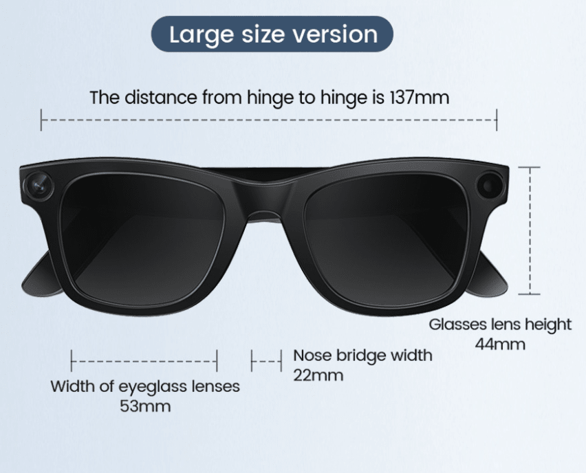 AI Camera Smart Glasses - Galaxy Cart