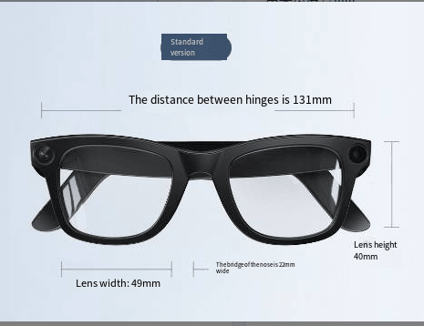 AI Camera Smart Glasses - Galaxy Cart
