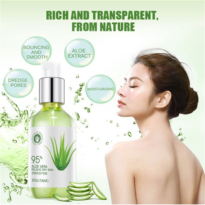 Aloe Gel Moisturizing Lotion Facial Cream Perfectly Plain Moisturizing And Smooth Skin Care Products - Galaxy Cart