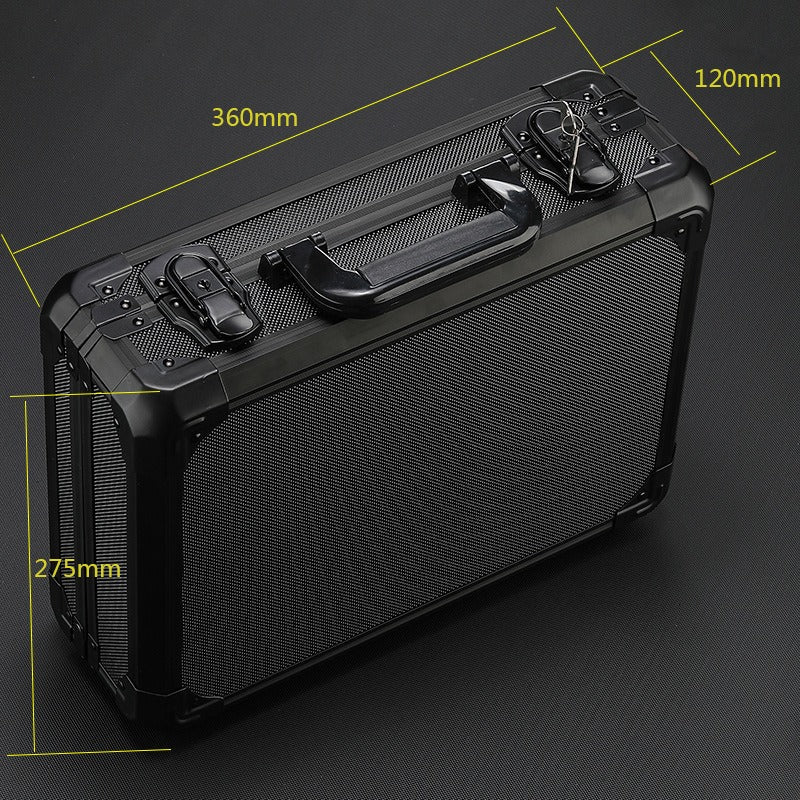 Aluminum Alloy Transparent Watch Display Storage Box - Galaxy Cart