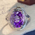Amethyst Fashion Ring for Women - Galaxy Cart