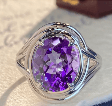Amethyst Fashion Ring for Women - Galaxy Cart