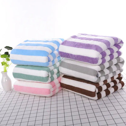 Coral Velvet Bath Towels - Galaxy Cart