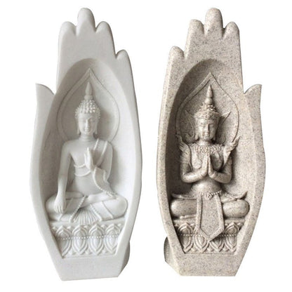 Creative Resin Buddha Hand Sculpture for Home Decor - Galaxy Cart