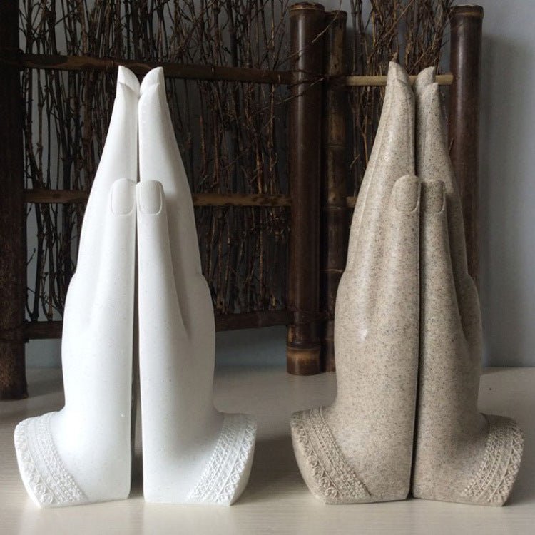 Creative Resin Buddha Hand Sculpture for Home Decor - Galaxy Cart