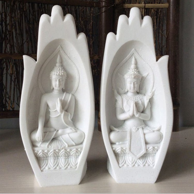 Creative Resin Buddha Hand Sculpture for Home Decor - Galaxy Cart