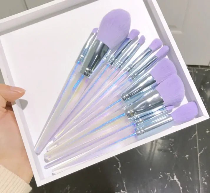 Crystal Purple Brush Set - Galaxy Cart