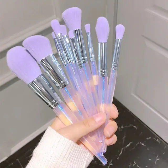 Crystal Purple Brush Set - Galaxy Cart