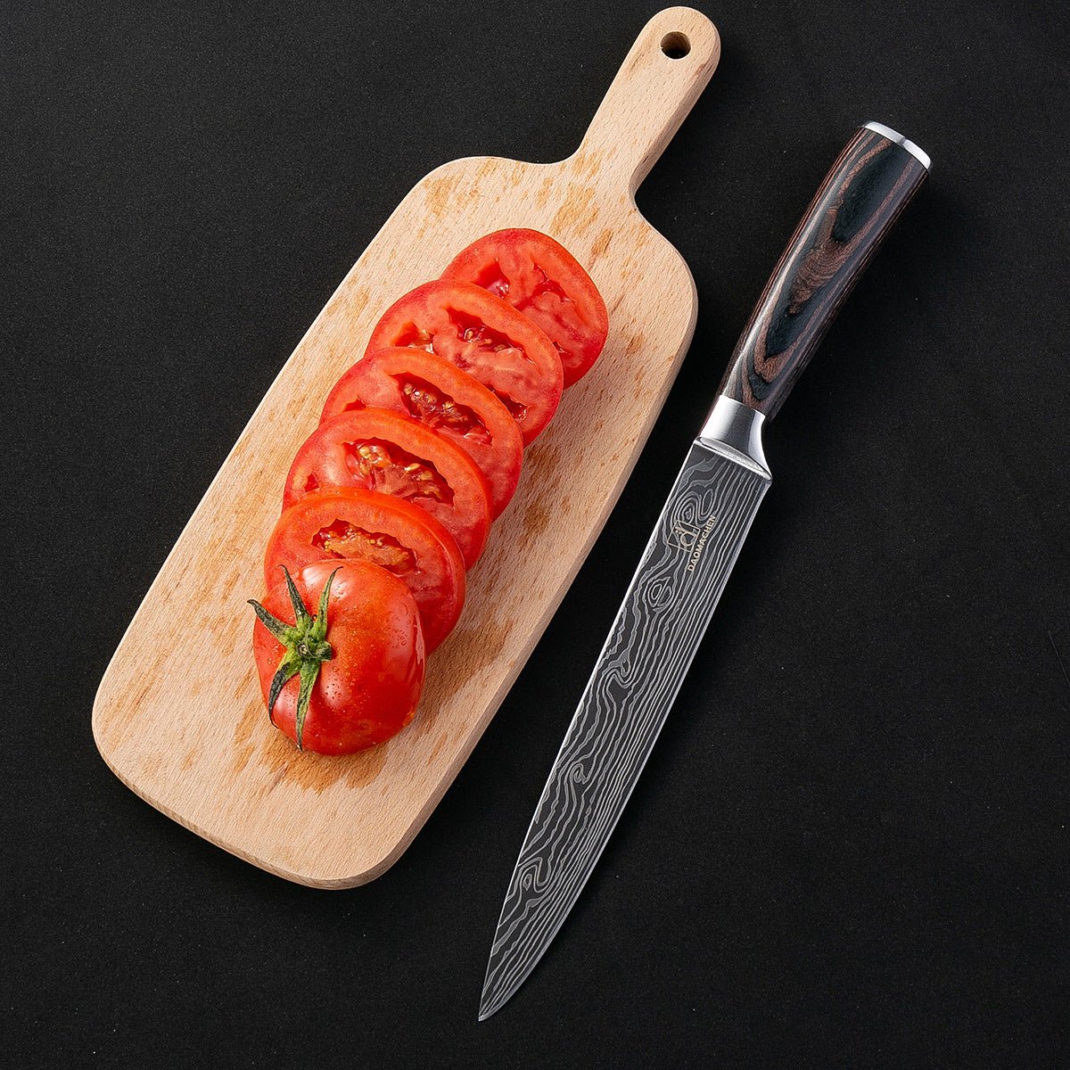 Damascus Style Kitchen Knife Set - Galaxy Cart