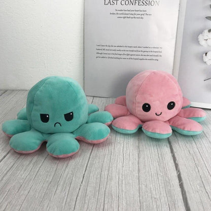 Double Sided Flip Octopus Plush Toy - Galaxy Cart