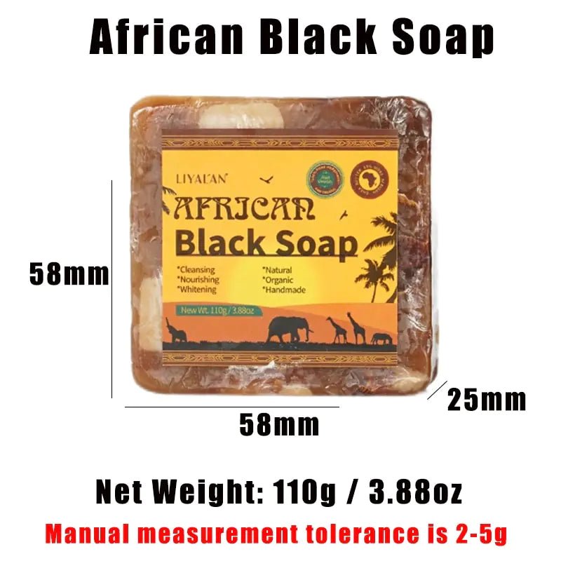 Handmade African Black Soap Duo - Galaxy Cart