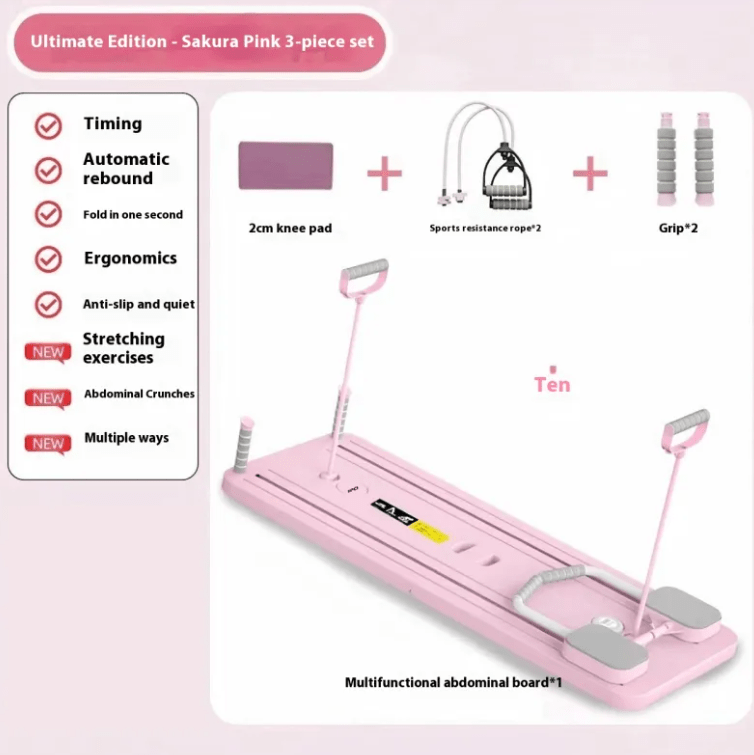 Household Abdominal Wheel Fitness Board - Galaxy Cart