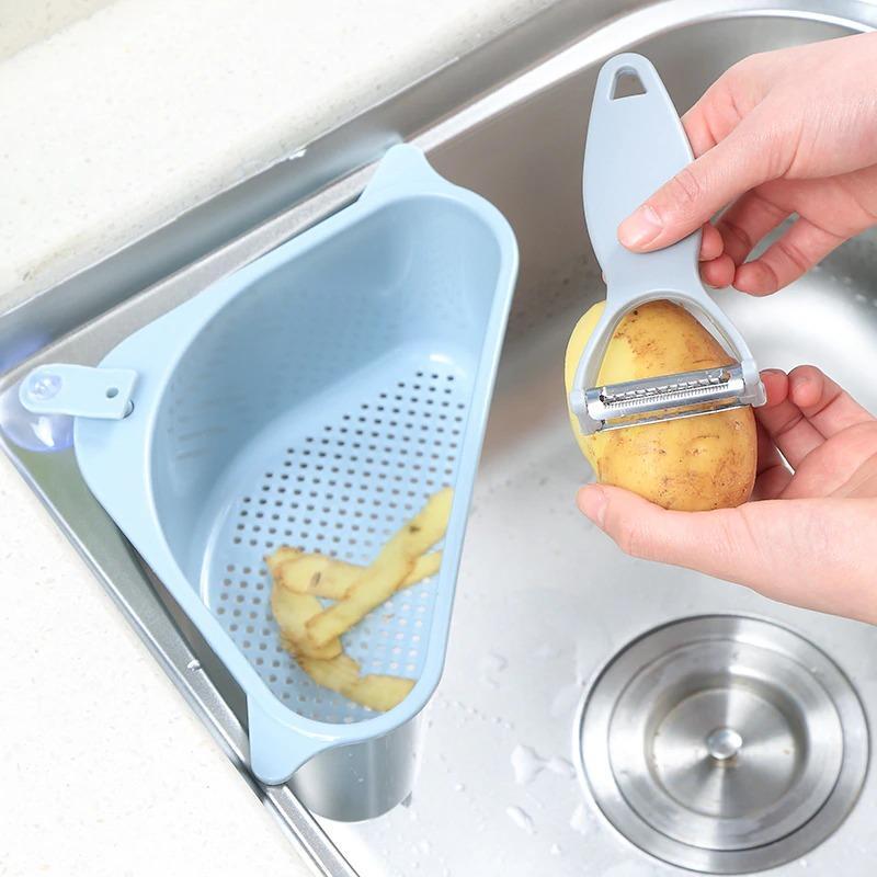 Kitchen Sink Drain Basket Organizer - Galaxy Cart