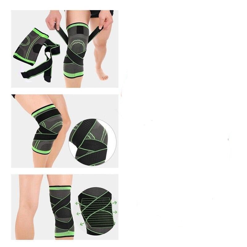 Pressurized Elastic Compression Knee Pads - Galaxy Cart