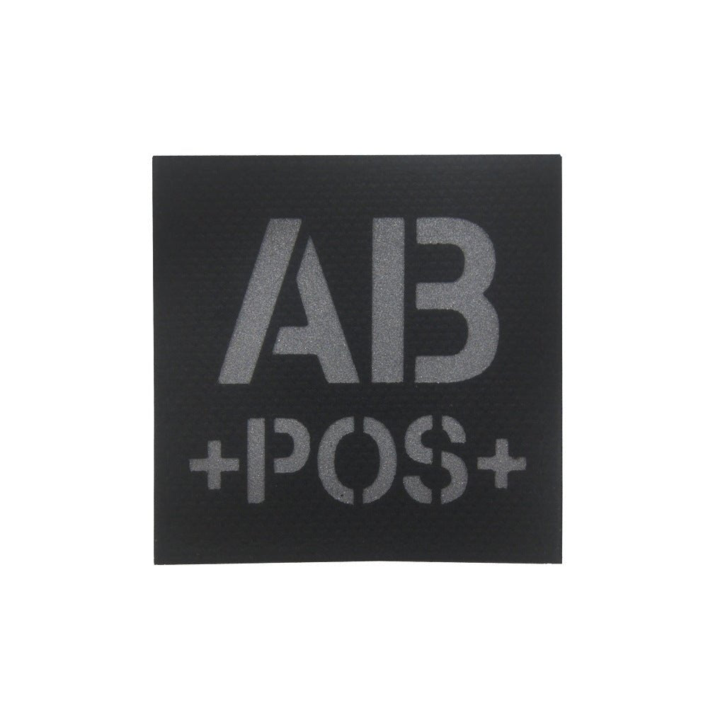 Reflective Blood Type Badge Velcro Armband - Galaxy Cart