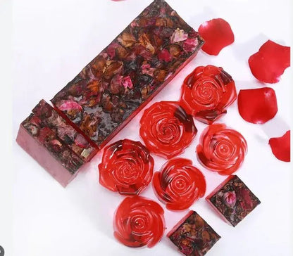 Rose Essential Oil Handmade Lightening Soap - Galaxy Cart