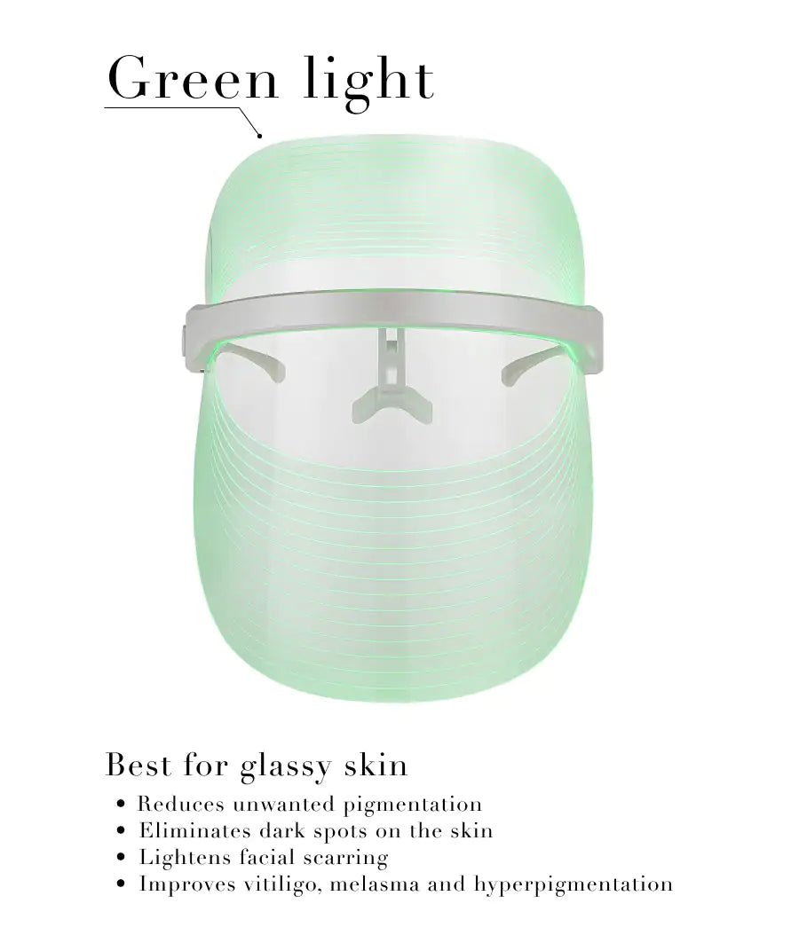 Solaris Laboratories NY How To Glow 4 Color LED Light Therapy Mask SALE - Galaxy Cart