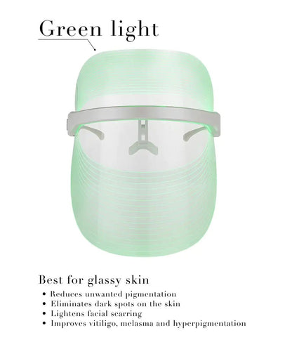 Solaris Laboratories NY How To Glow 4 Color LED Light Therapy Mask SALE - Galaxy Cart