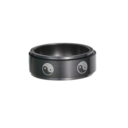 Stainless Steel Turning Decompression Gossip Ring for All - Galaxy Cart
