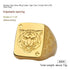 Trendy Silver Spade Ring - Chinese Zodiac Tiger Year - Galaxy Cart