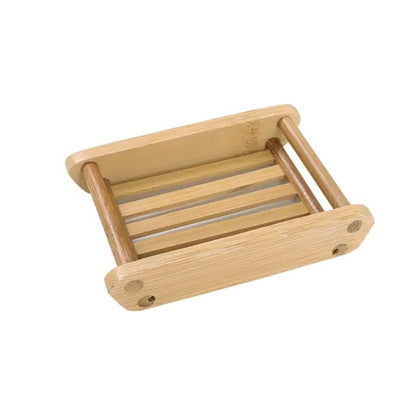 Wooden Bamboo Soap Dish - Galaxy Cart