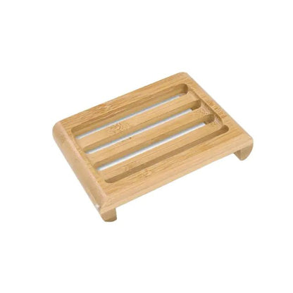 Wooden Bamboo Soap Dish - Galaxy Cart