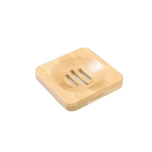 Wooden Bamboo Soap Dish - Galaxy Cart