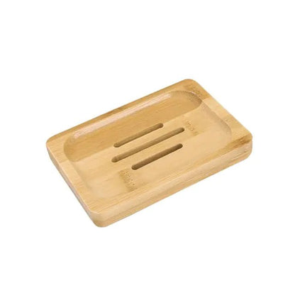 Wooden Bamboo Soap Dish - Galaxy Cart