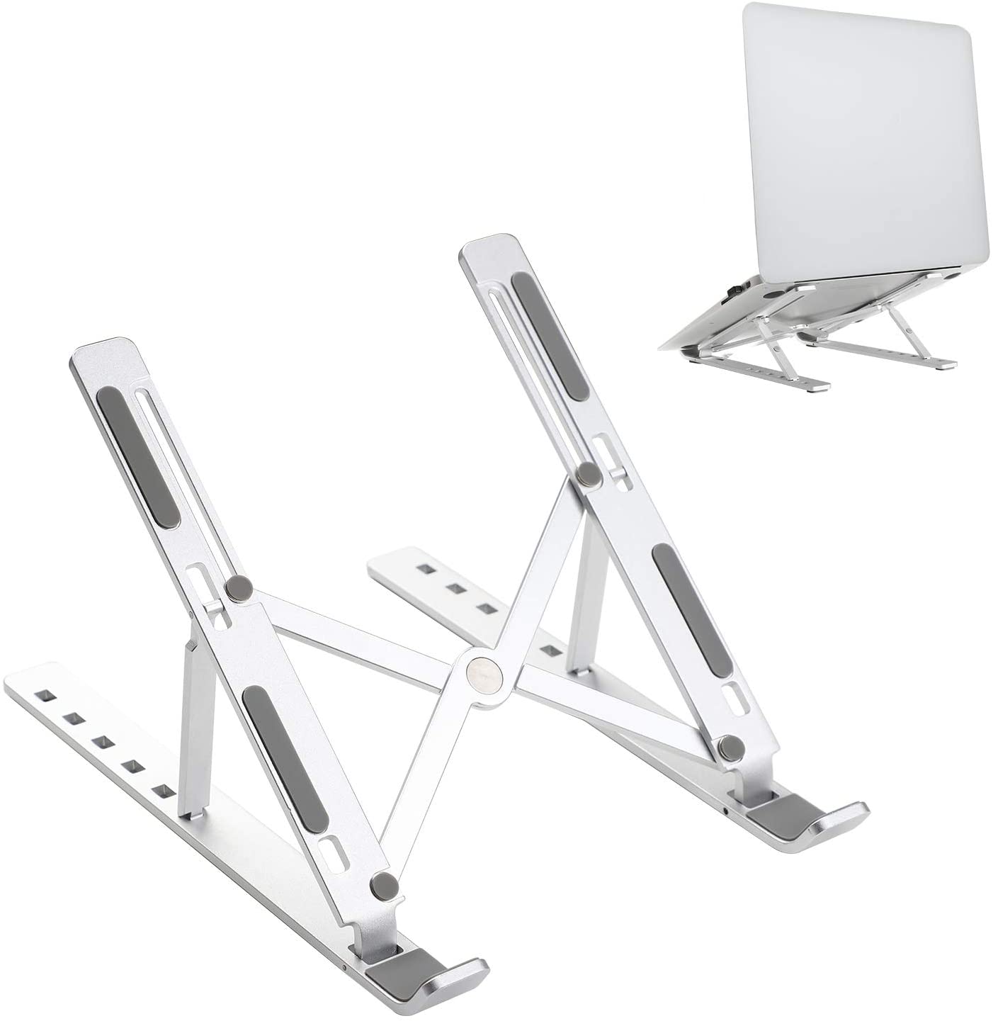 X Style Adjustable Aluminum Laptop Riser - Galaxy Cart