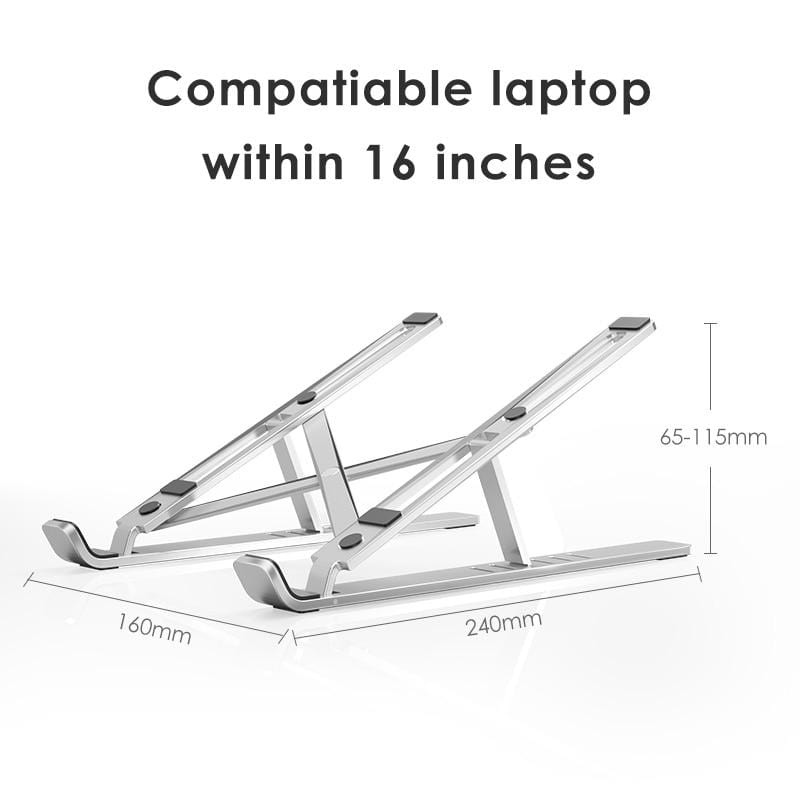 X Style Adjustable Aluminum Laptop Riser - Galaxy Cart